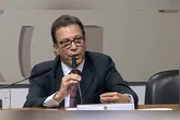 Flávio Acatauassú em audiência pública no Senado.