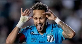 Neymar brilhou na partida contra o Juventude.