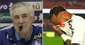 Neymar segue fora dos planos imediatos da Seleção Brasileira, enquanto Carlo Ancelotti prioriza um futebol coletivo e disciplinado.