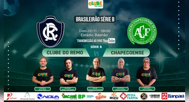 Imagem ilustrativa da notícia: Tem Jogo no DOL e na Clube: ouça Remo x Chapecoense