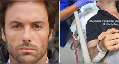 Imagem ilustrativa da notícia: Sem capacete! Veja imagens de novo acidente com Kayky Brito