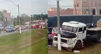 Imagem ilustrativa da notícia: Vídeo: mulher morre após ser atingida por caminhão em Marituba