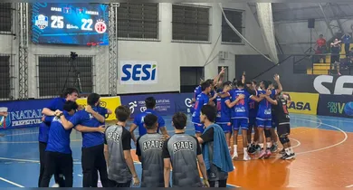 Imagem ilustrativa da notícia: Apade vence por 3 a 0 na estreia e inicia bem a Super Liga B