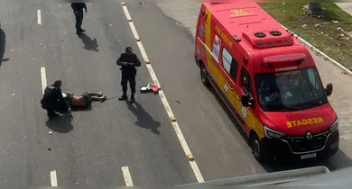 Imagem ilustrativa da notícia: Acidente na BR-316 deixa homem ferido em meio ao trânsito intenso