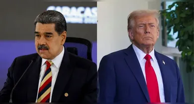 Imagem ilustrativa da notícia: "Dias contados": Trump volta a pressionar Maduro e insinua ação