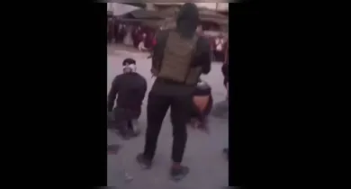 Imagem ilustrativa da notícia: Homens mascarados do Hamas executam grupo em Gaza