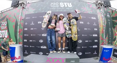 Imagem ilustrativa da notícia: Rayssa Leal é campeã e conquista o quinto título no STU Pro Tour
