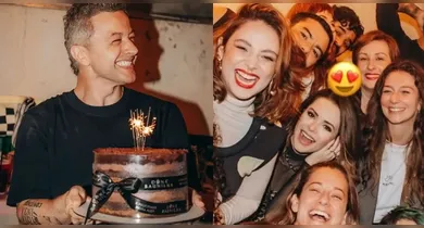 Imagem ilustrativa da notícia: Lucas Lima celebra aniversário com presença de Sandy e novo namorado
