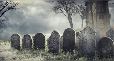 Imagem ilustrativa da notícia: Coveiro encontra cadáver sentado sobre o próprio túmulo