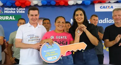 Imagem ilustrativa da notícia: Famílias recebem novas moradias do MCMV em São João do Araguaia