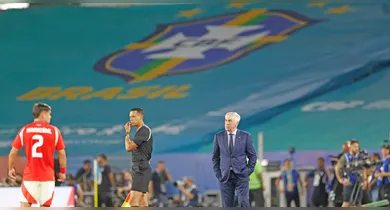Imagem ilustrativa da notícia: Ancelotti vê o torcedor da Seleção Brasileira "mais contente"