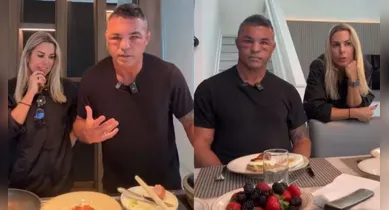 Imagem ilustrativa da notícia: De volta ao octógono? Vitor Belfort surge com olhos inchados