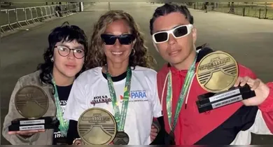 Imagem ilustrativa da notícia: Paraenses conquistam ouro duplo no Brasileiro de Longboard