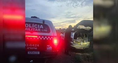 Imagem ilustrativa da notícia: PM apreende mais de 129 kg de drogas e prende dupla na BR-230