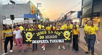 Imagem ilustrativa da notícia: Marcha para Jesus reúne centenas de fiéis em Tucuruí