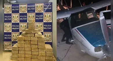 Imagem ilustrativa da notícia: PF prende tripulantes de avião com quase 430 kg de cocaína
