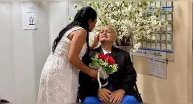 Imagem ilustrativa da notícia: Lutando contra o câncer, noivo se casa na UTI do Ophir Loyola