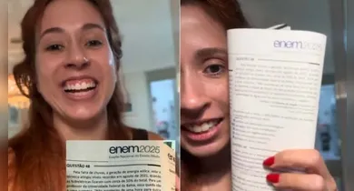 Imagem ilustrativa da notícia: Candidata acha o próprio texto em questão do Enem 2025