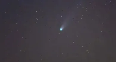 Imagem ilustrativa da notícia: Cometa Lemmon atinge brilho máximo e pode ser visto do Brasil