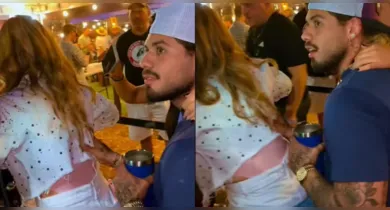 Imagem ilustrativa da notícia: Zé Felipe é flagrado deixando show com loira misteriosa