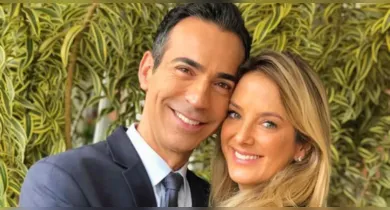 Imagem ilustrativa da notícia: Ticiane Pinheiro comemora ida de Cesar Tralli para o JN