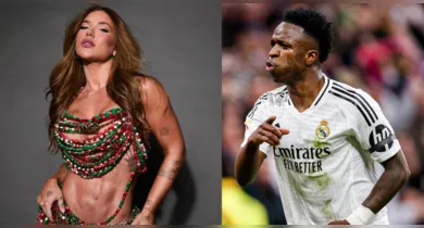 Imagem ilustrativa da notícia: Virginia vai a estádio do time de Vini Jr. apos suposto affair