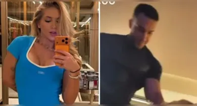 Imagem ilustrativa da notícia: Vídeo de Virginia com personal irrita fãs de Vini Jr.; entenda