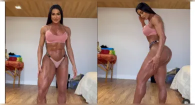 Imagem ilustrativa da notícia: Gracyanne Barbosa rebate críticas sobre aparência das pernas