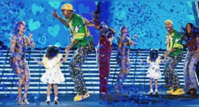 Imagem ilustrativa da notícia: VÍDEO: Léo Santana e Lore Improta revelam sexo do segundo filho