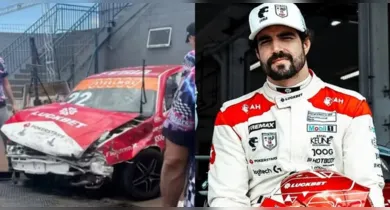 Imagem ilustrativa da notícia: Caio Castro sofre acidente de carro em treino de corrida
