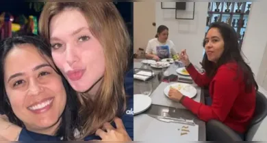 Imagem ilustrativa da notícia: Virginia posa com irmã de Zé Felipe na mansão de Vini Jr.