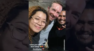 Imagem ilustrativa da notícia: VÍDEO: jovem diz que encontrou Chris Martin no Jurunas e agita a internet