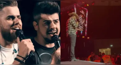 Imagem ilustrativa da notícia: Zé Neto e Cristiano interrompem show, em Portugal, após agressão