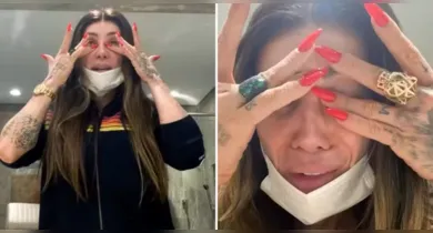 Imagem ilustrativa da notícia: Maya Massafera tem infecção após tirar ossos do rosto