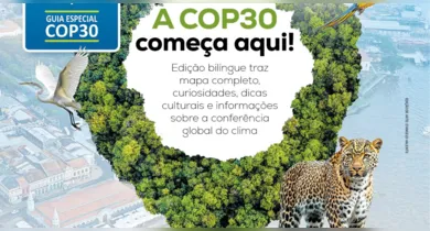 Imagem ilustrativa da notícia: COP30 em Belém: baixe grátis o guia completo do Diário do Pará