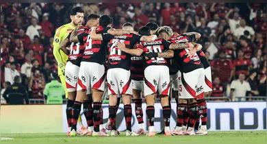 Imagem ilustrativa da notícia: Flamengo faz no fim, vence Racing e abre vantagem na Libertadores