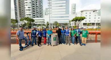 Imagem ilustrativa da notícia: Belém recebe lixeiras feitas de chinelos reciclados