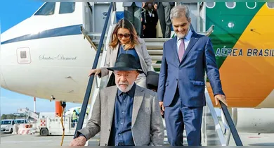 Imagem ilustrativa da notícia: Lula chega a Roma para fórum global e encontro com o Papa