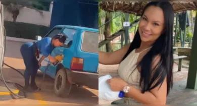 Imagem ilustrativa da notícia: 400 mil seguidores: frentista paraense sarada bomba e gera polêmica na web