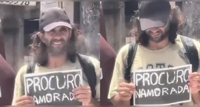 Imagem ilustrativa da notícia: "Procuro namorada": homem viraliza com pedido pelas ruas de Marituba