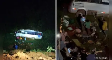 Imagem ilustrativa da notícia: Duas pessoas morrem e 16 ficam feridas em acidente com micro-ônibus na Transamazônica