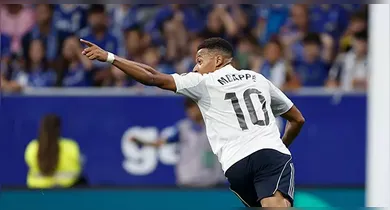 Imagem ilustrativa da notícia: Mbappé e Vini decidem, Real bate Oviedo e Rodrygo sai na bronca