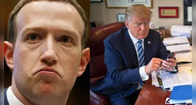 Imagem ilustrativa da notícia: Sem perceber microfone ligado, Zuckerberg faz revelação a Trump