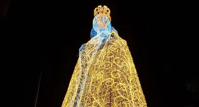 Imagem ilustrativa da notícia: Painéis luminosos das imagens da santa são roubados na Júlio César e Doca