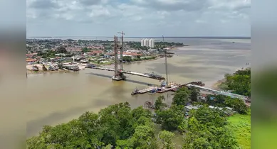 Imagem ilustrativa da notícia: Helder inaugura a nova ponte estaiada entre Icoaraci e Outeiro