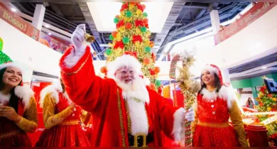 Imagem ilustrativa da notícia: Centros comerciais de Ananindeua iniciam temporada natalina com a chegada do Papai Noel