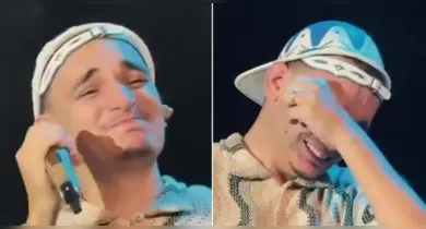 Imagem ilustrativa da notícia: VÍDEO: João Gomes chora durante show e motivo é surpreendente