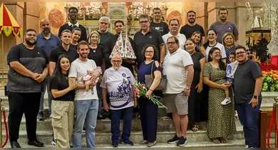 Imagem ilustrativa da notícia: Remo visita a Basílica de Nazaré antes de decisão na Série B