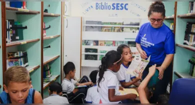 Imagem ilustrativa da notícia: Biblioteca sobre rodas incentiva a prática da leitura em Ananindeua