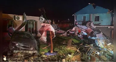 Imagem ilustrativa da notícia: Inmet emite alerta para três regiões e não descarta tornado